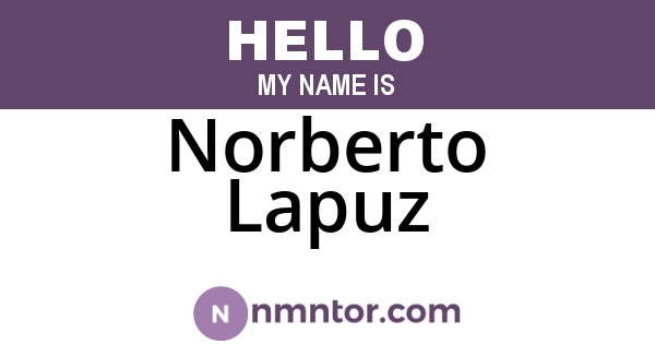 Norberto Lapuz