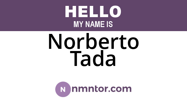 Norberto Tada