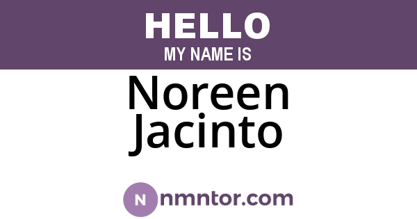 Noreen Jacinto