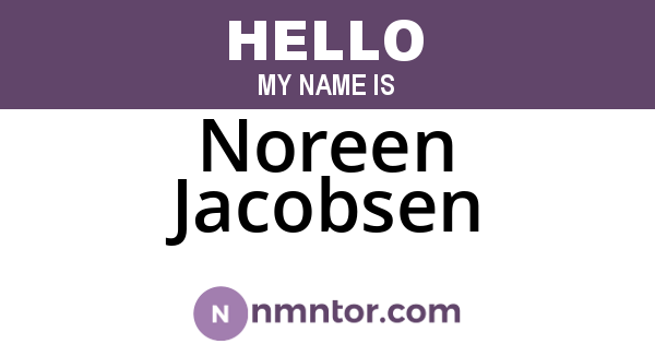 Noreen Jacobsen