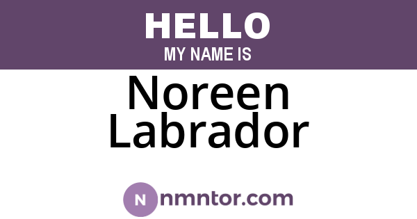 Noreen Labrador