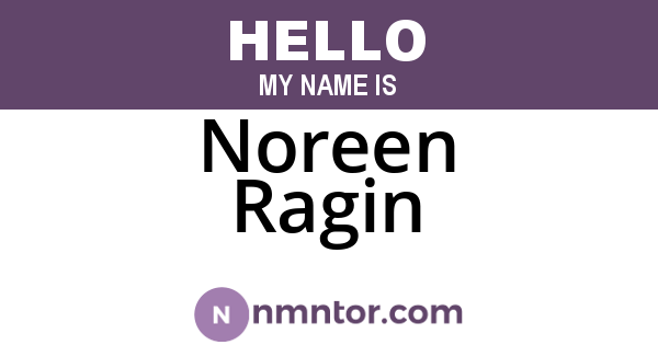 Noreen Ragin