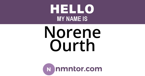 Norene Ourth