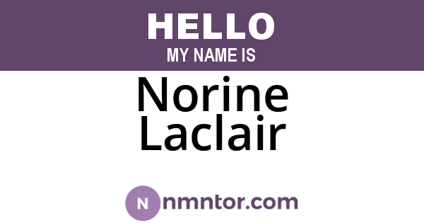 Norine Laclair