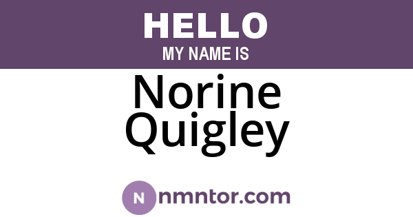 Norine Quigley