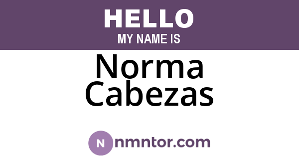 Norma Cabezas