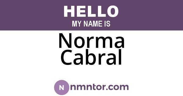 Norma Cabral