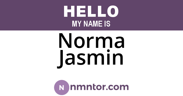 Norma Jasmin