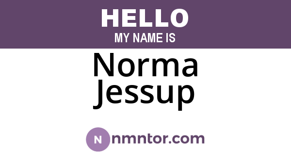 Norma Jessup