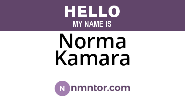Norma Kamara