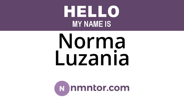 Norma Luzania