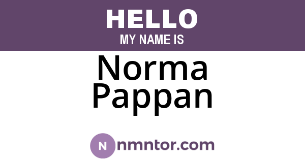 Norma Pappan