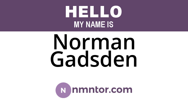 Norman Gadsden