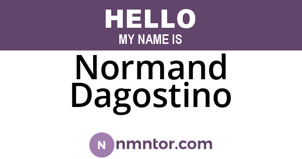 Normand Dagostino