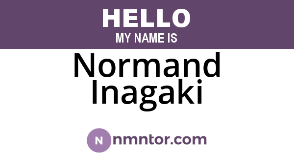 Normand Inagaki