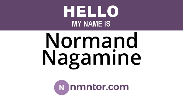 Normand Nagamine