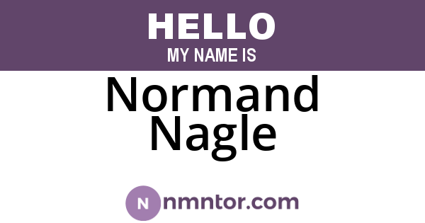 Normand Nagle