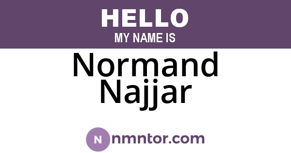 Normand Najjar
