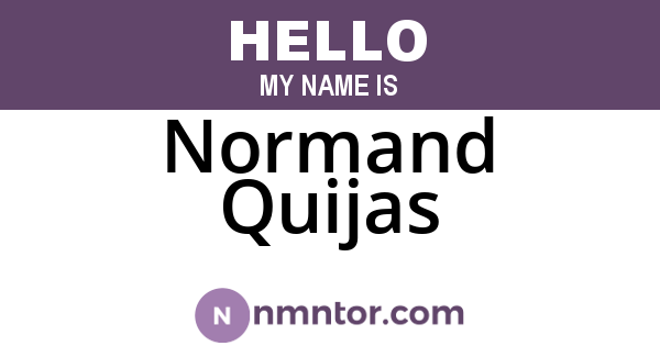 Normand Quijas