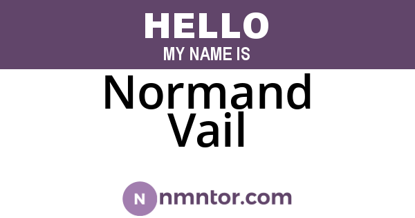 Normand Vail
