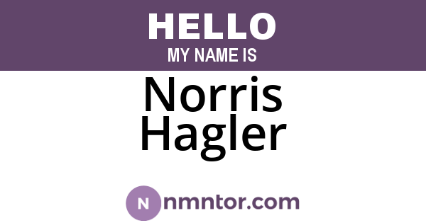 Norris Hagler