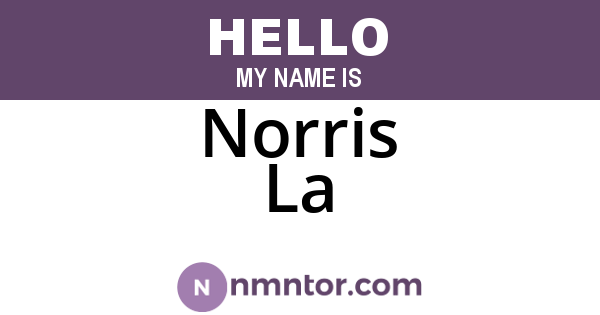 Norris La