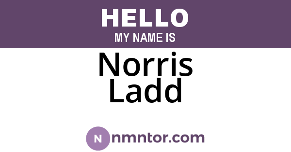 Norris Ladd