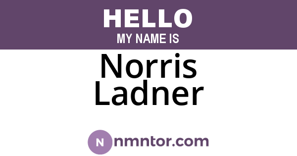 Norris Ladner