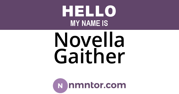 Novella Gaither