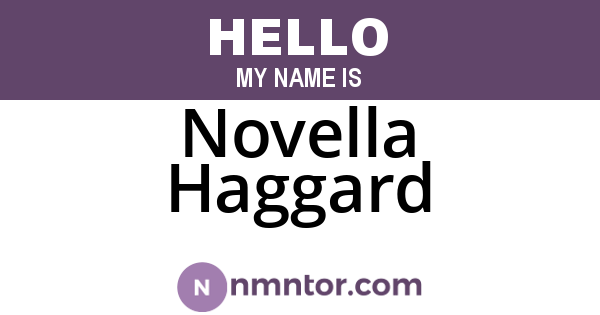 Novella Haggard