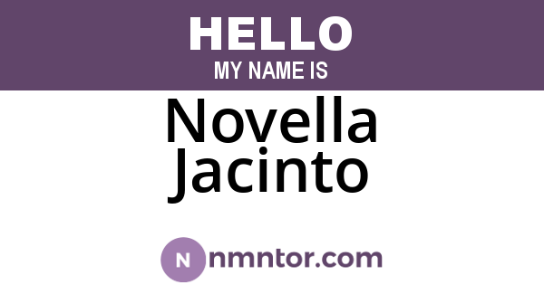 Novella Jacinto