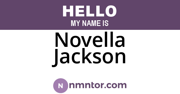 Novella Jackson