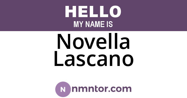 Novella Lascano
