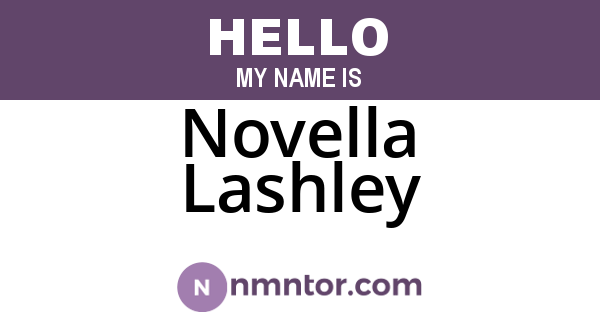 Novella Lashley