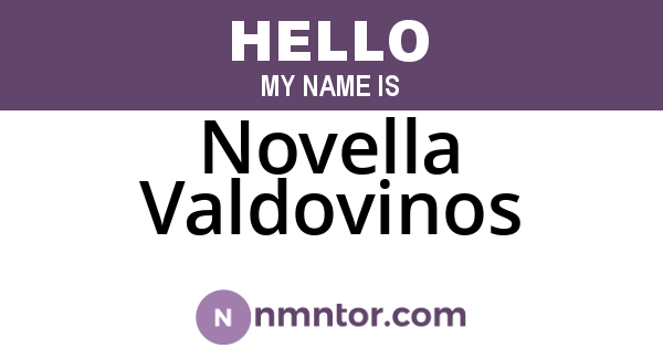 Novella Valdovinos