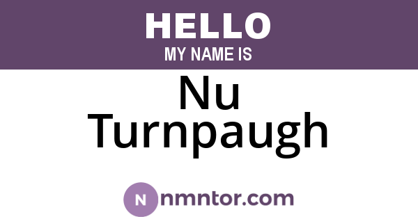 Nu Turnpaugh