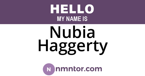 Nubia Haggerty