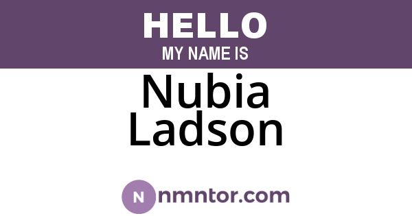 Nubia Ladson