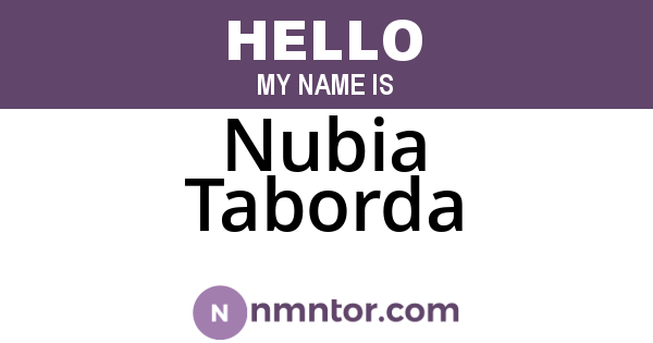 Nubia Taborda