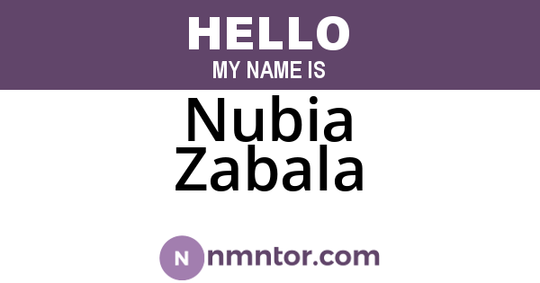 Nubia Zabala
