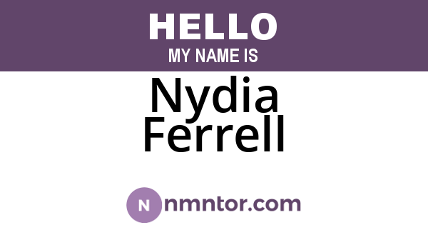Nydia Ferrell