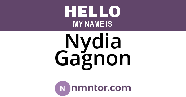 Nydia Gagnon