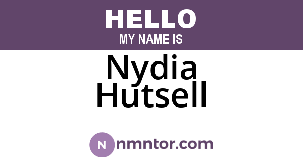 Nydia Hutsell