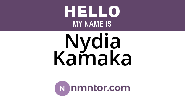 Nydia Kamaka