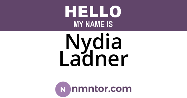 Nydia Ladner