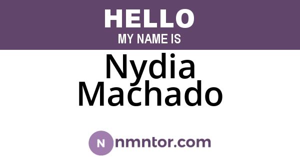 Nydia Machado