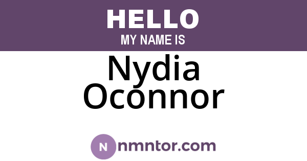 Nydia Oconnor