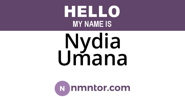 Nydia Umana