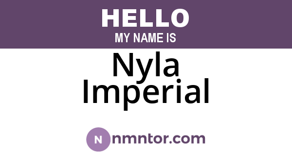 Nyla Imperial