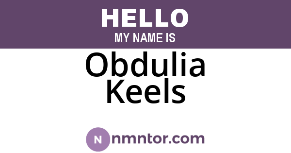Obdulia Keels